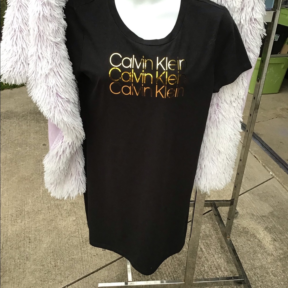 New Black Calvin Klein Dress XL